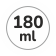 Capacità 180 ml