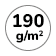 Grammatura 190 g/m2