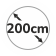 Diametro Ombrello 200 cm
