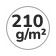 Grammatura 210 g/m2
