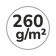 Grammatura 260 g/m2