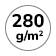 Grammatura 280 g/m2
