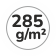 Grammatura 285 g/m2