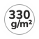 Grammatura 330 g/m2