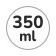 Capacità 350 ml