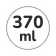 Capacità 370 ml