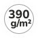 Grammatura 390 g/m2