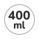Capacità 400 ml