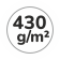 Grammatura 430 g/m2