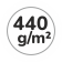 Grammatura 440 g/m2