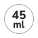 Capacità 45 ml