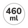 Capacità 460 ml