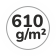 Grammatura 610 g/m2