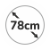Diametro Ombrello 78 cm