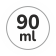 Capacità 90 ml