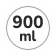 Capacità 900 ml