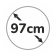 Diametro Ombrello 97 cm