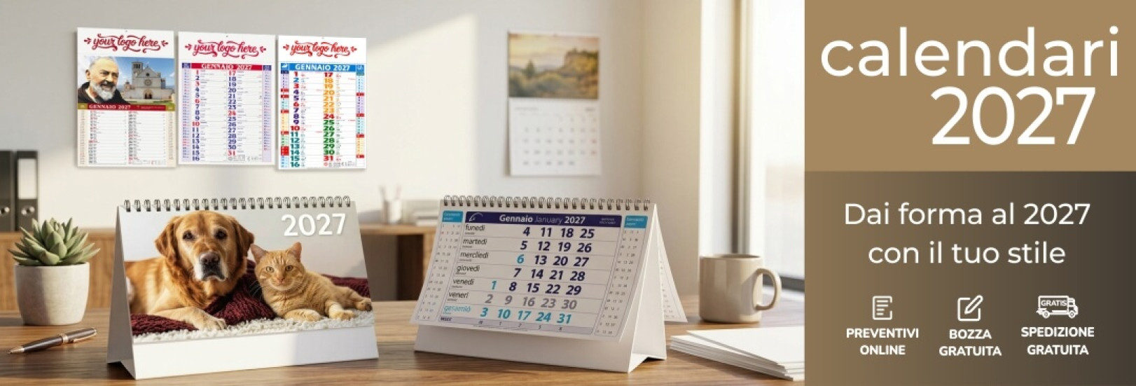 Calendari Personalizzati 2027