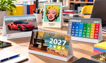 Calendari da tavolo personalizzati 2027: come scegliere Gheddi