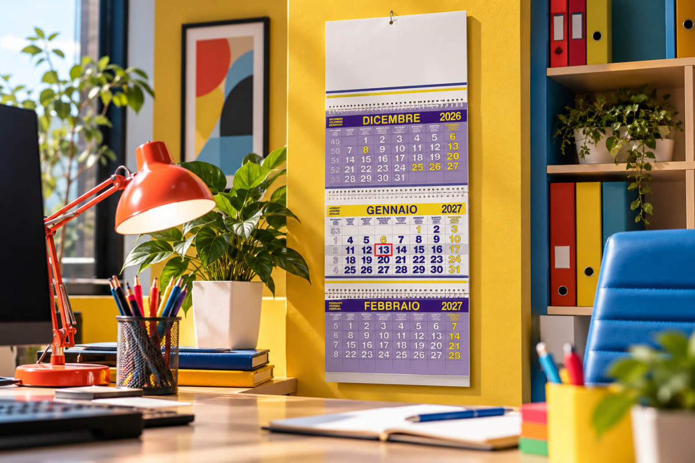Calendari trittici personalizzati 2027: a cosa servono e come sceglierli
