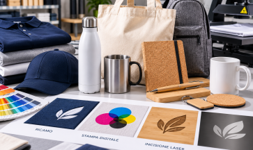 Come scegliere la tecnica di personalizzazione giusta in base al materiale del gadget Gheddi