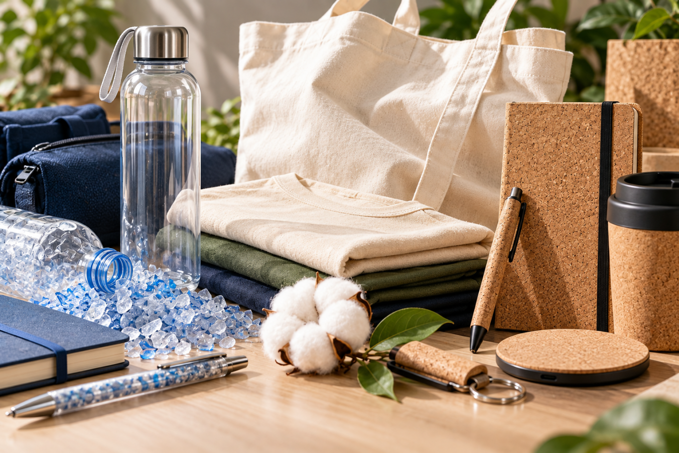 Guida ai Materiali Eco-Sostenibili: R-PET Cotone Organico e Sughero spiegati in modo semplice