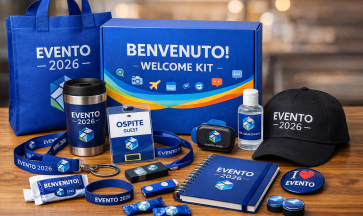 Kit di benvenuto e gadget per eventi: come creare un'esperienza wow per i tuoi partecipanti. Gheddi