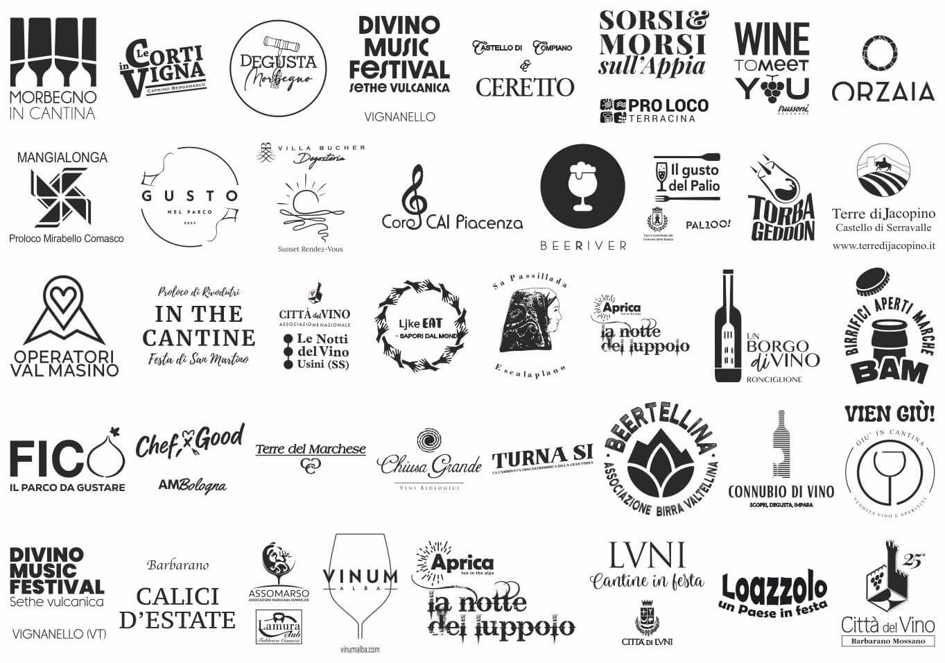 Loghi eventi: portabicchieri e portacalici Gheddi