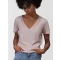 E150 con Scollo A V Manica Corta Women