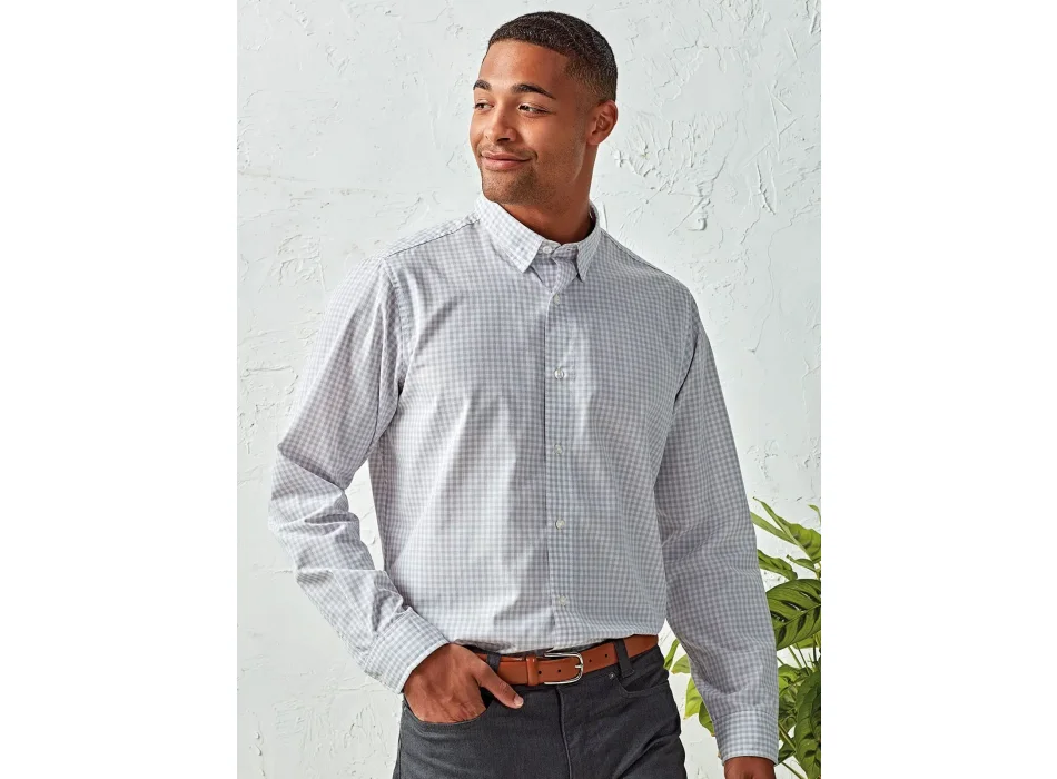 'Maxton' Check - Men's Long Sleeve Shirt Gheddi