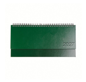Agenda da tavolo settimanale 2027 con copertina in cartoncino laminato Gheddi