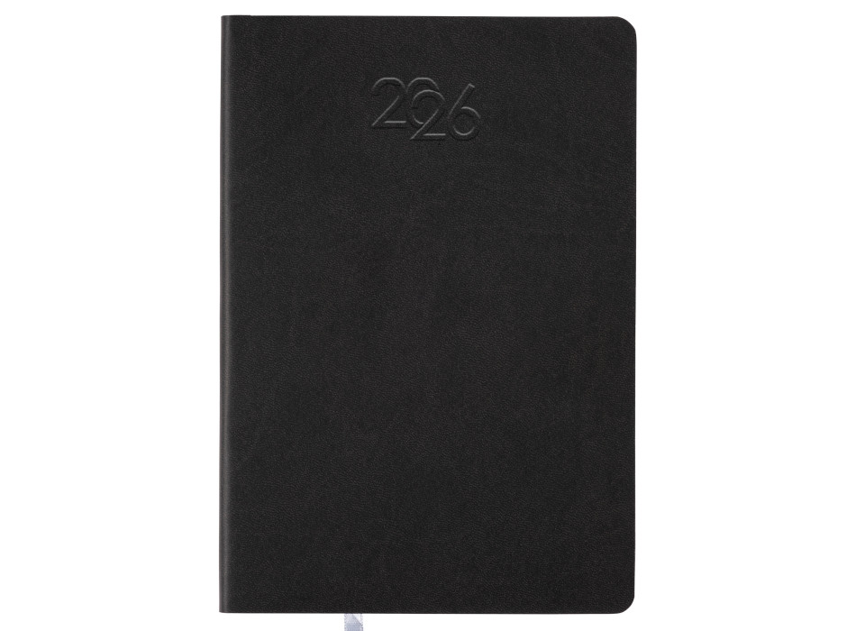 Agenda giornaliera 2026 con copertina flessibile in PU termovirante