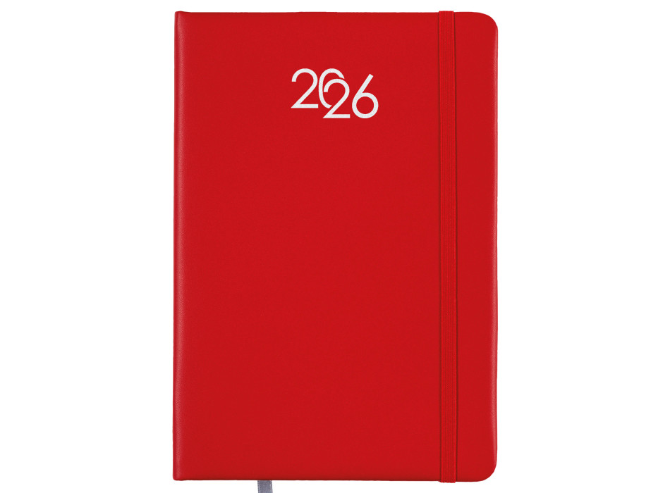 Agenda giornaliera 2026 con copertina rigida in PU