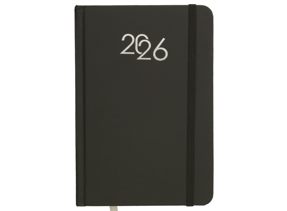 Agenda giornaliera 2026, copertina rigida in cartoncino laminato