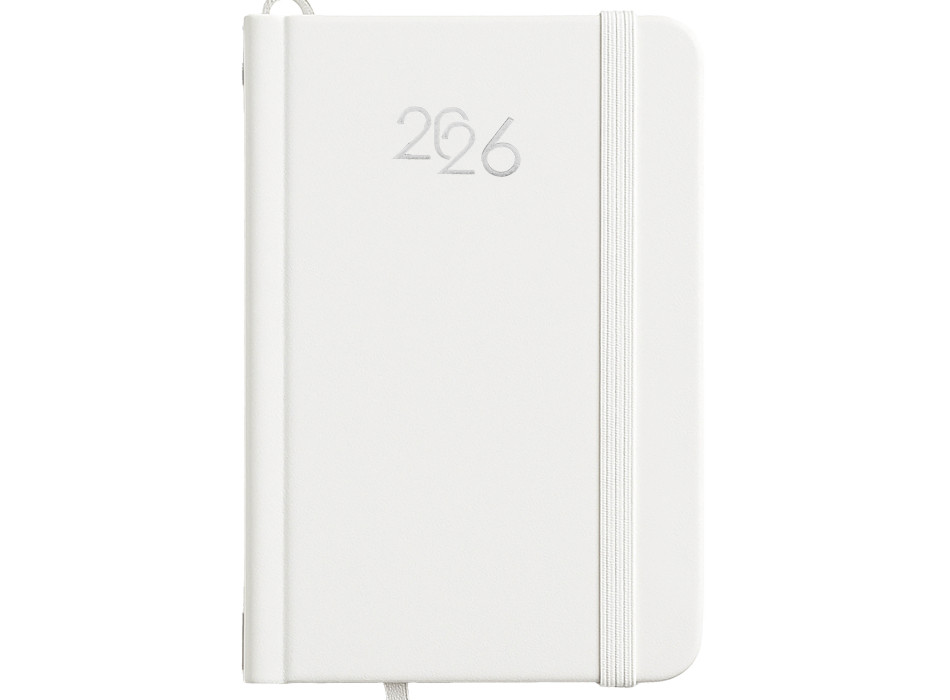 Agenda giornaliera 2026, copertina rigida in cartoncino laminato
