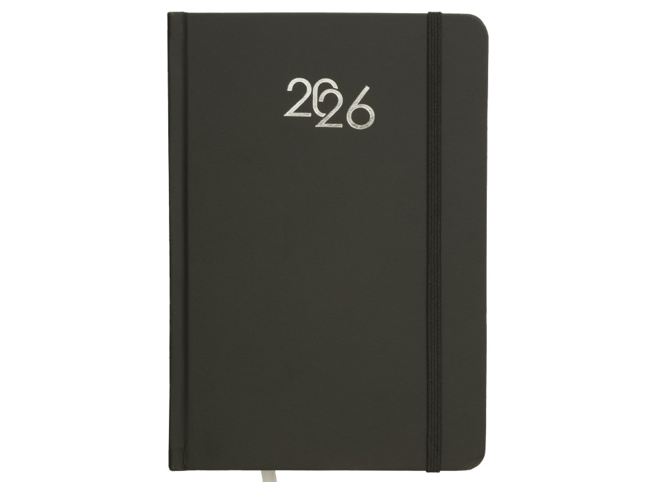 Agenda giornaliera 2026, copertina rigida in cartoncino laminato