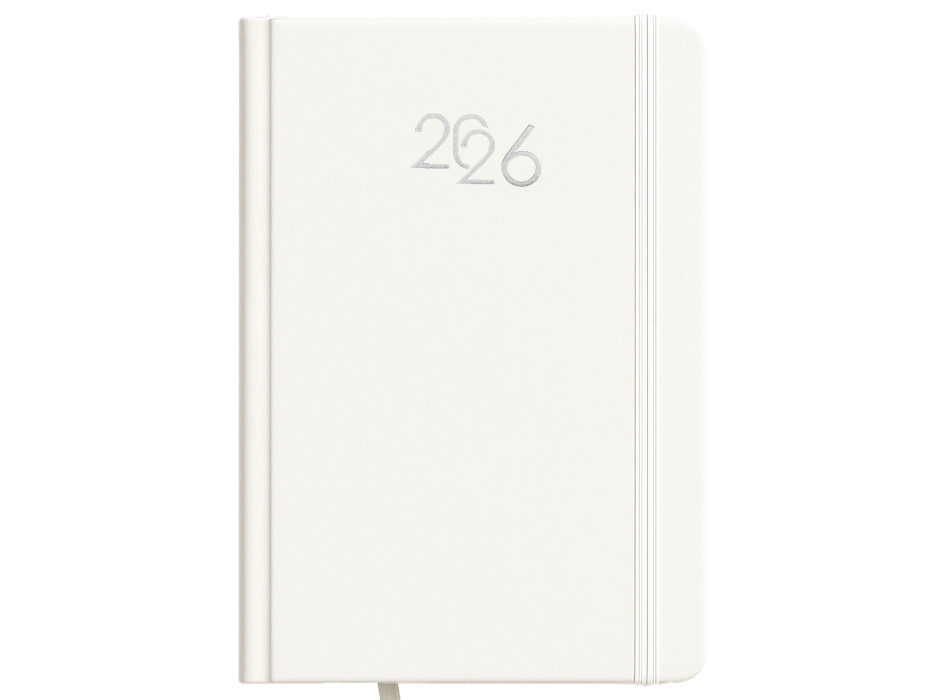 Agenda giornaliera 2026, copertina rigida in cartoncino laminato