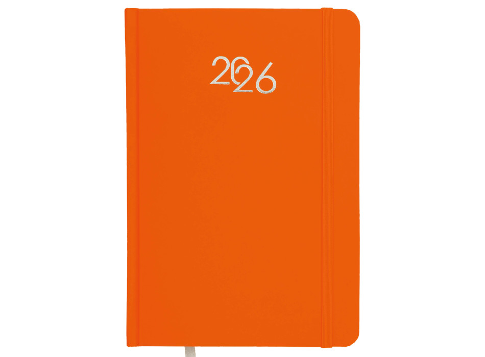 Agenda giornaliera 2026, copertina rigida in cartoncino laminato