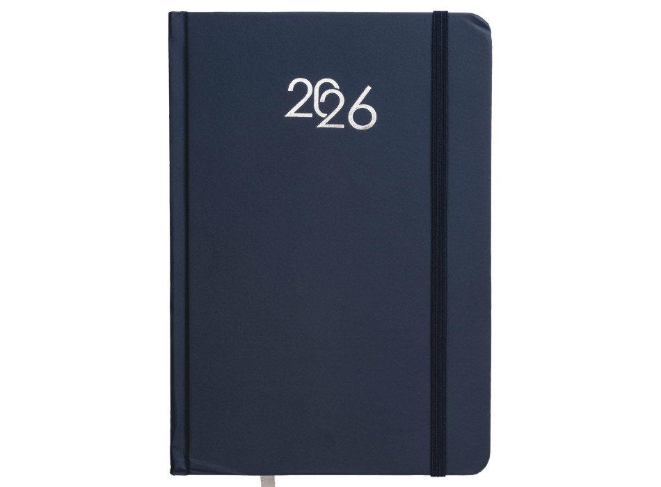 Agenda giornaliera 2026, copertina rigida in cartoncino laminato