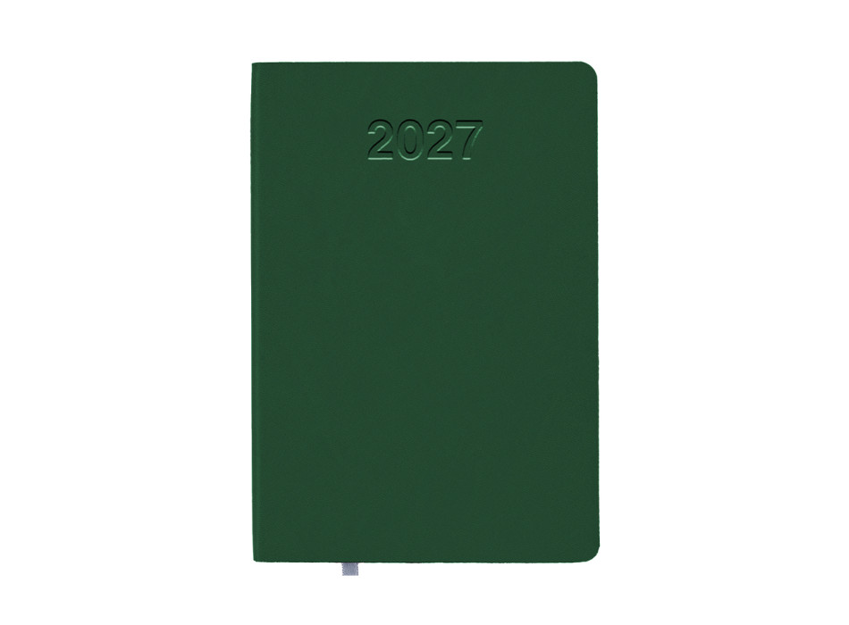 Agenda giornaliera 2027 con copertina flessibile in PU termovirante Gheddi