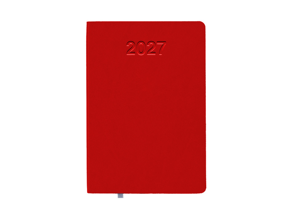 Agenda giornaliera 2027 con copertina flessibile in PU termovirante Gheddi