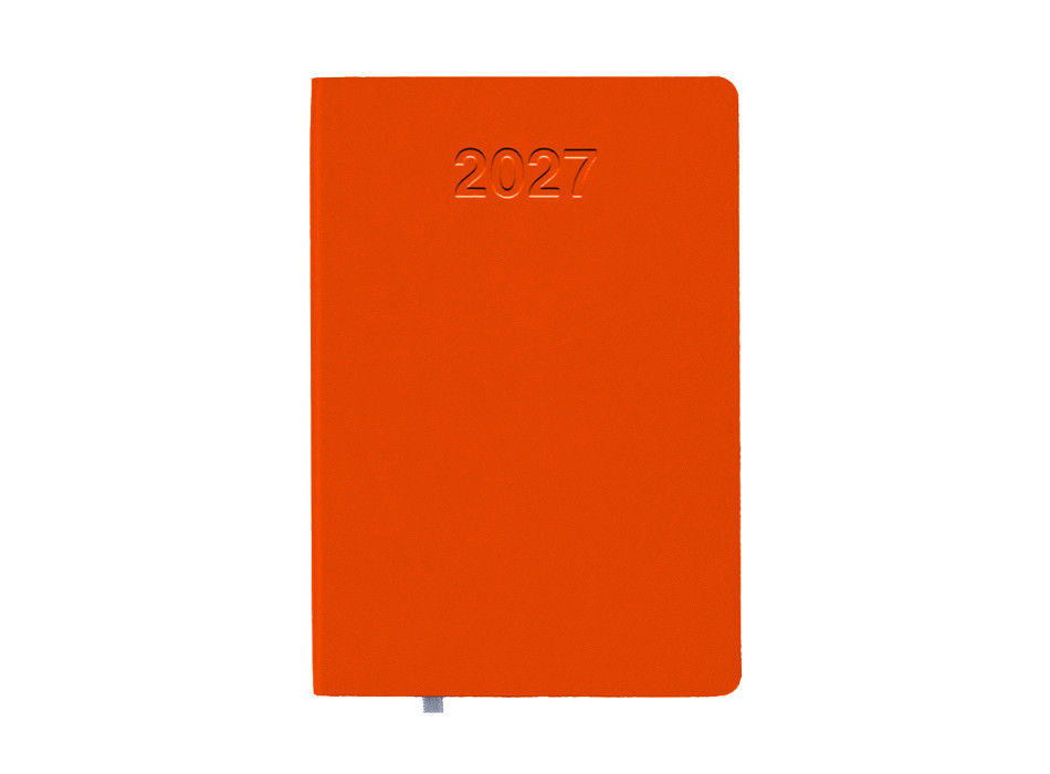 Agenda giornaliera 2027 con copertina flessibile in PU termovirante Gheddi