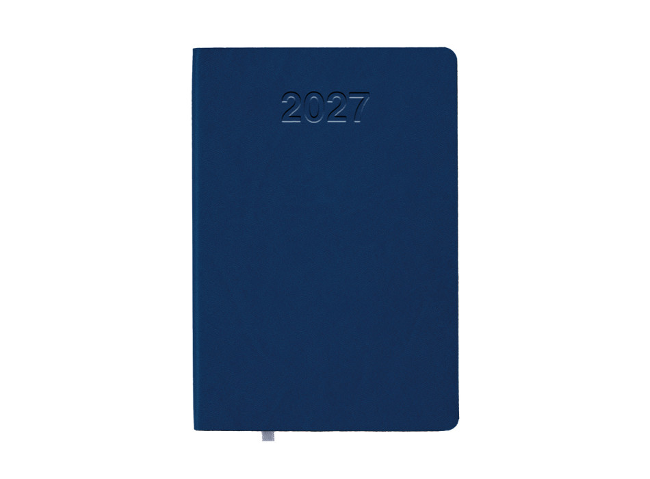 Agenda giornaliera 2027 con copertina flessibile in PU termovirante Gheddi