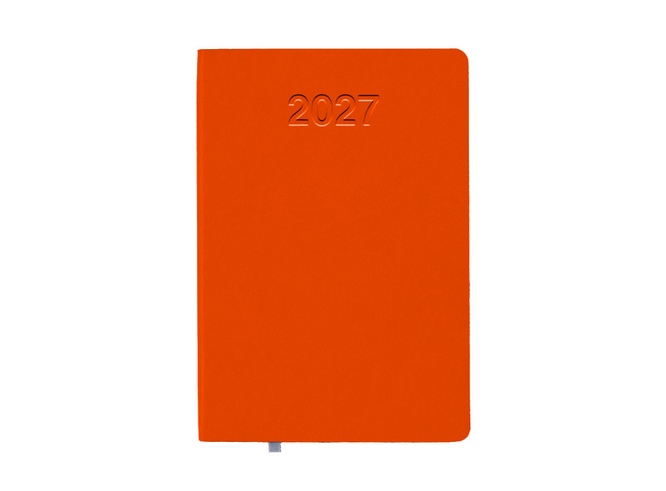 Agenda giornaliera 2027 con copertina flessibile in PU termovirante Gheddi