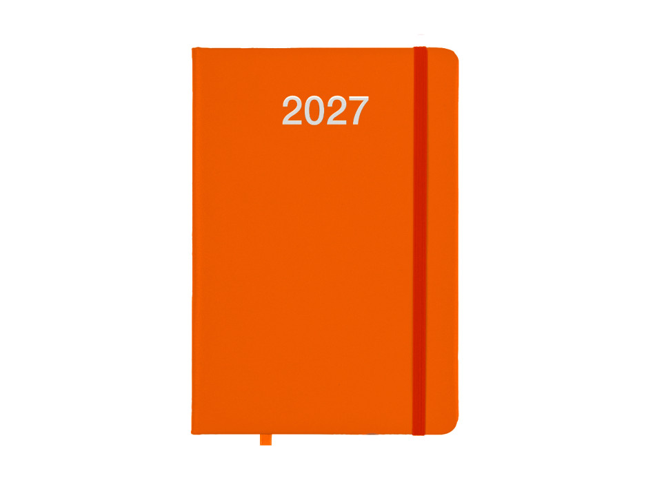 Agenda giornaliera 2027 con copertina rigida in PU Gheddi