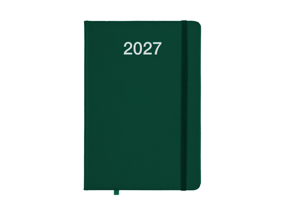 Agenda giornaliera 2027 con copertina rigida in PU Gheddi