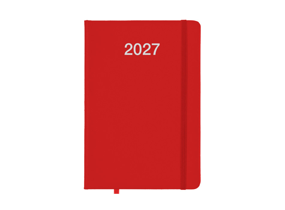 Agenda giornaliera 2027 con copertina rigida in PU Gheddi