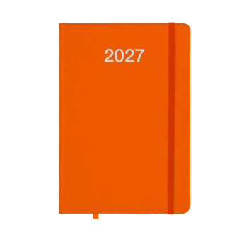 Agenda giornaliera 2027 con copertina rigida in PU Gheddi