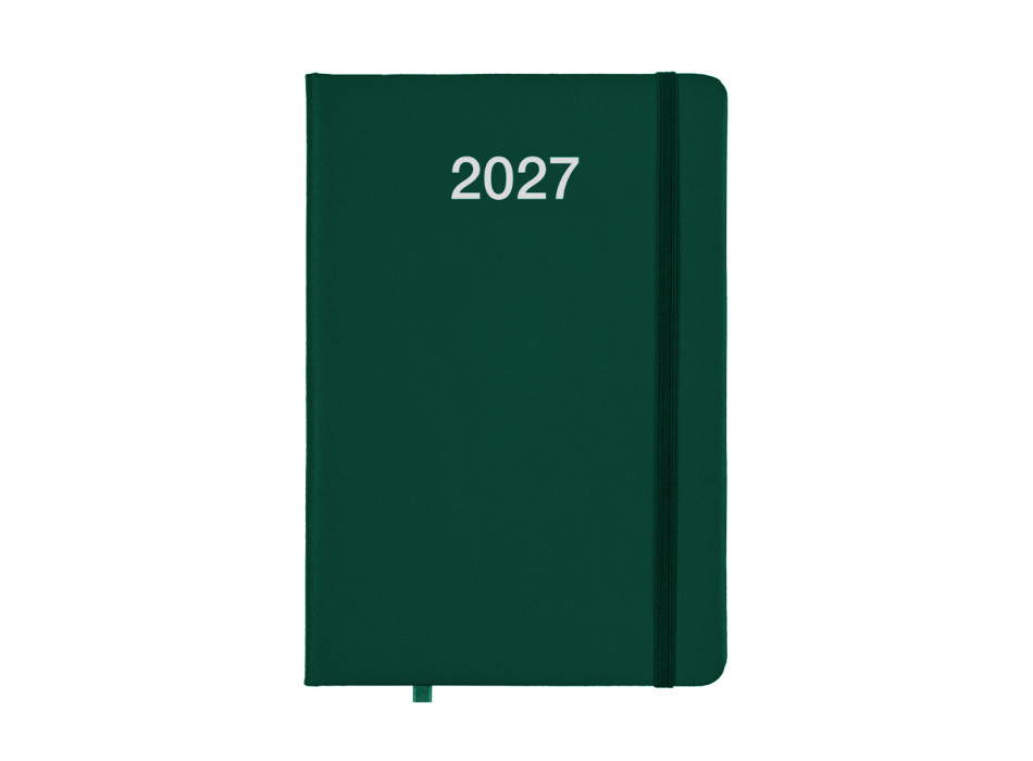 Agenda giornaliera 2027 con copertina rigida in PU Gheddi