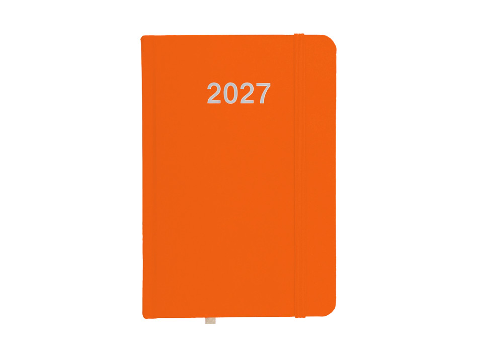 Agenda giornaliera 2027, copertina rigida in cartoncino laminato Gheddi